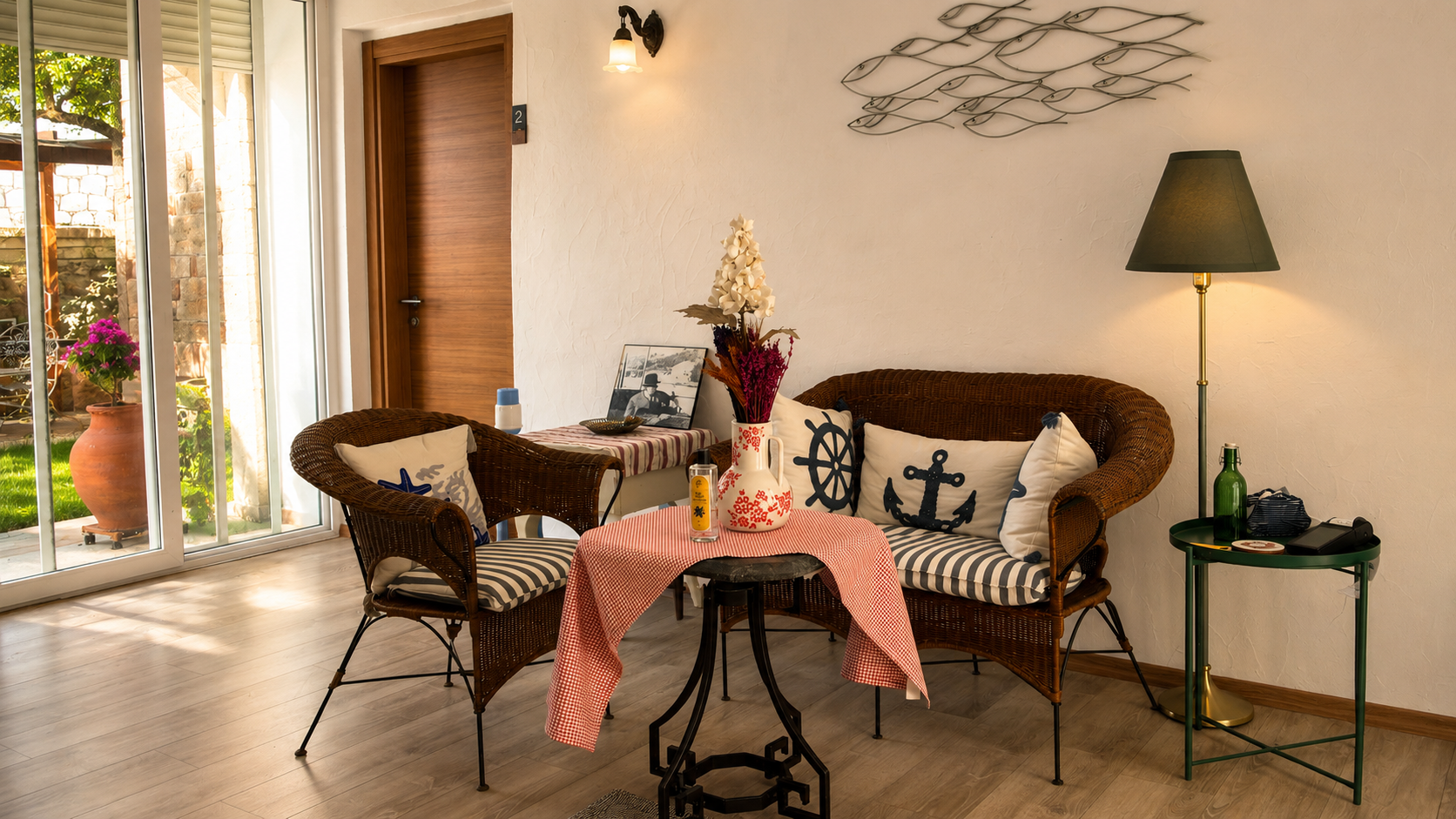 Reception corner