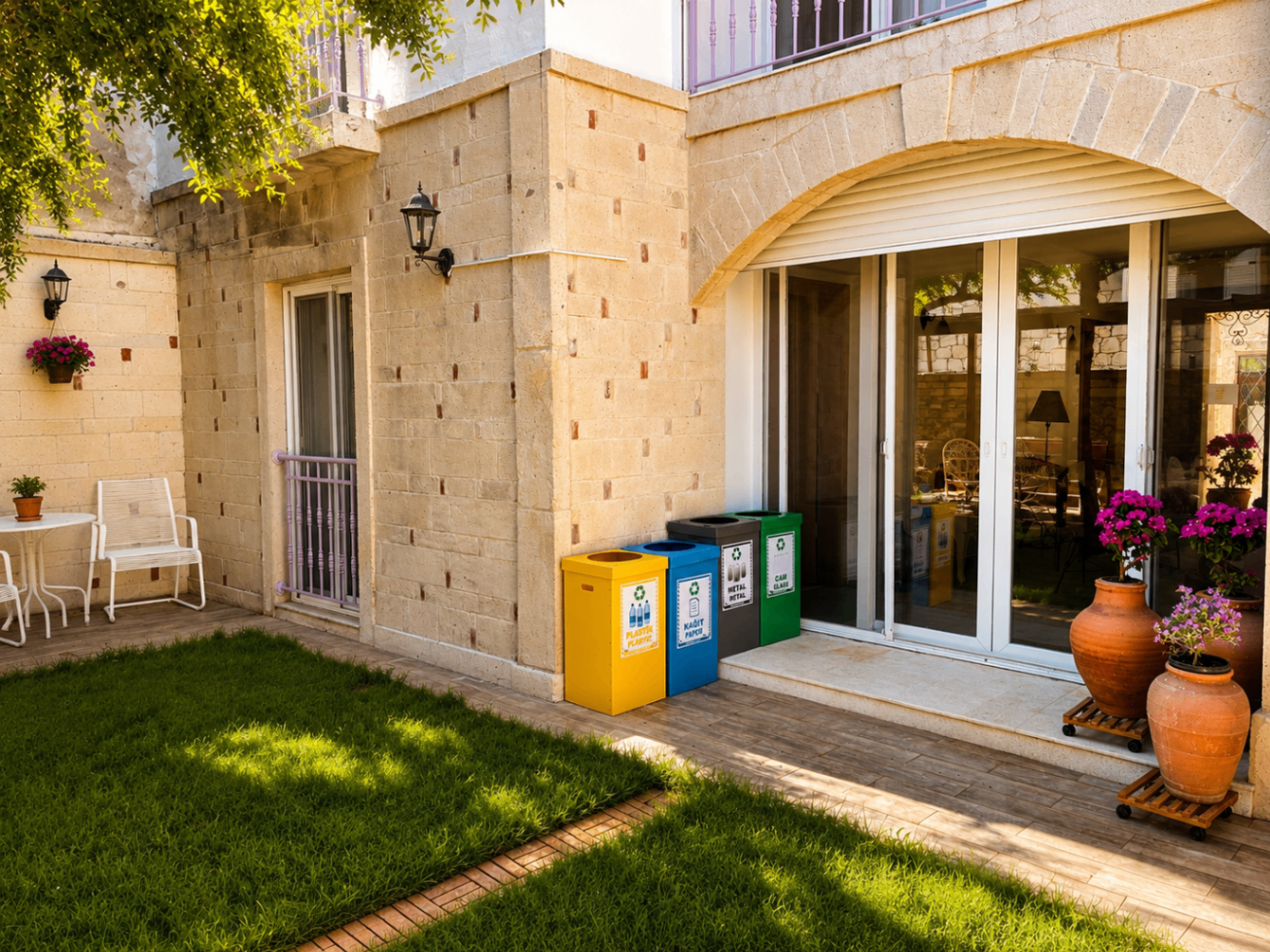 Peaceful garden view at No Onbir Alacati